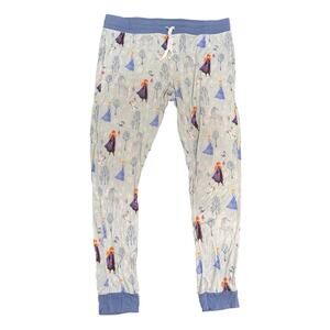 Little Sleepies Unisex Pajama Pants Olaf Frozen Elsa Anna Jogger Bamboo M Wmns